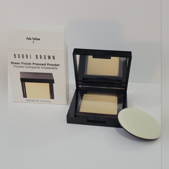 BOBBI BROWN Sheer Pressed Powder *PALE YELLOW* / .16 oz / New in box - Picture 2 of 6